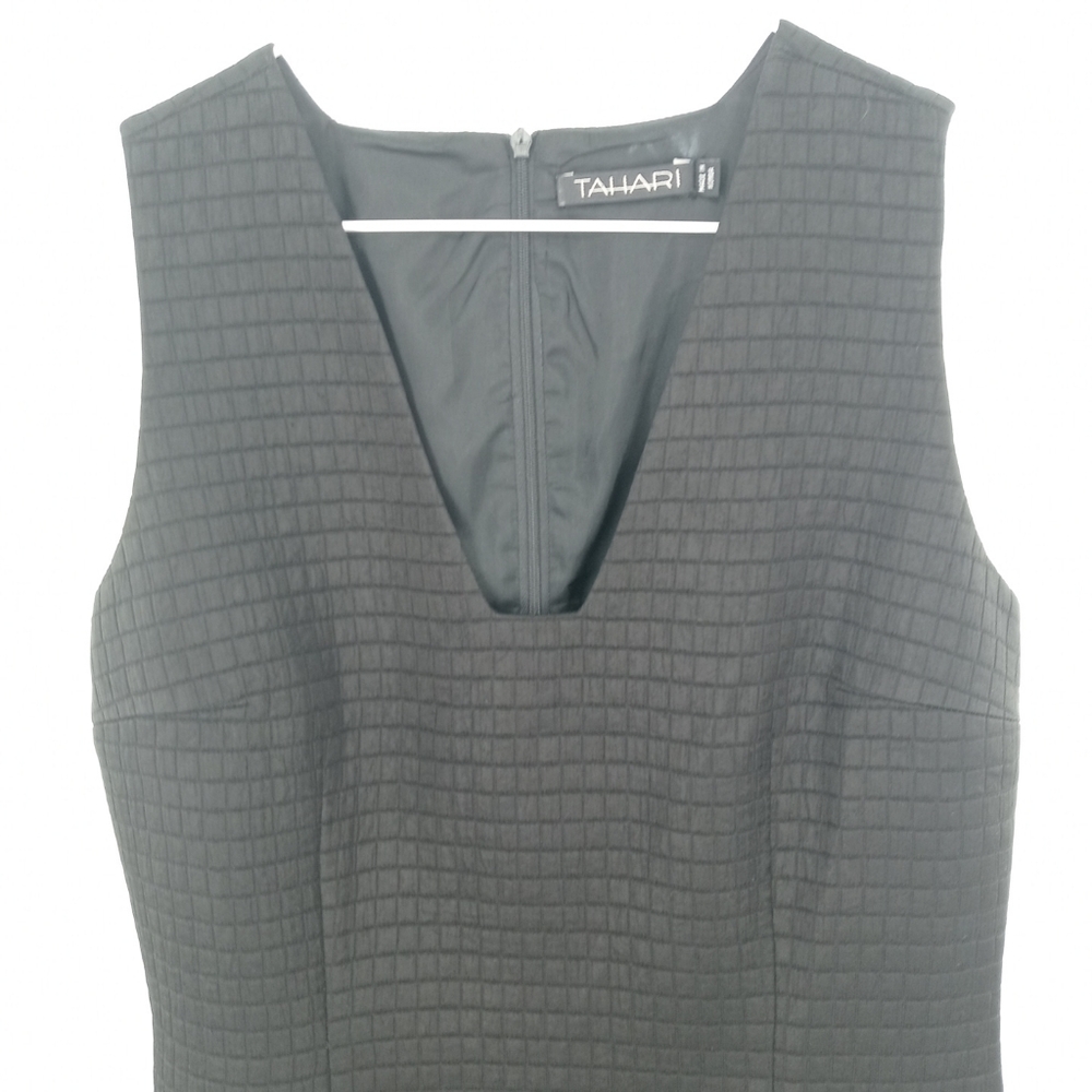 Tahari Sheath Casual Dress Size 6 Wool Blend - Picture 7 of 14